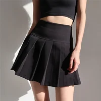 American School Y2k Style Summer Short Pleated Skirt For Women 2024 High Waist Sexy Hotsweet Mini Skirts Female 2