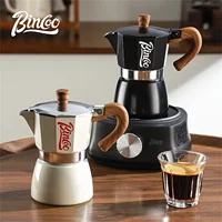 Bincoo Coffee Moka Pot Espresso Maker Electric Stove For Italian Home Barista Accessories Coffee Professional Coffee Maker Tools 4