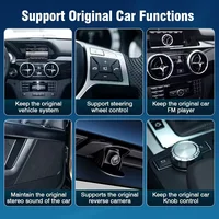 12.3 Inch Wireless CarPlay Android Auto Car Radio Multimedia For Mercedes Benz GLK Class X204 2008-2015 NTG4.0 NTG4.5 GPS Stereo 3