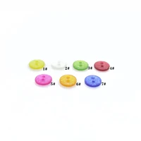 50pcs 10mm/12.5mm/15mm/20mm Sparkle Christmas Mixed Glitter Resin Round Buttons For 2 Holes Sewing Accessories 1