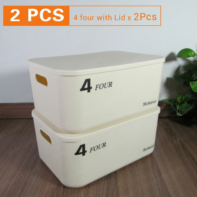 صندوق تخزين قابل للتكديس بغطاء ، مقاوم للغبار ، مس...