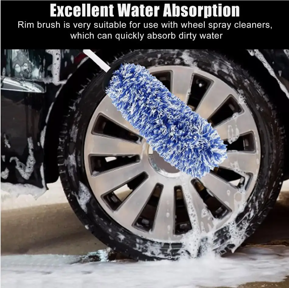 Microfiber Car Wheel Cleaning Brush 6