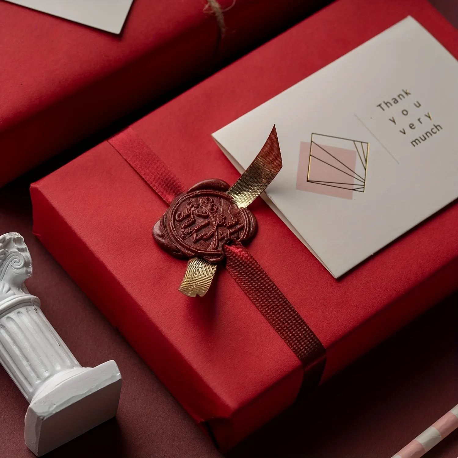 [Red Kraft Paper] High-Quality Red Kraft Paper Roll | 1 Recyclable-Ideal for Crafting, Wrapping, Packing & Floor