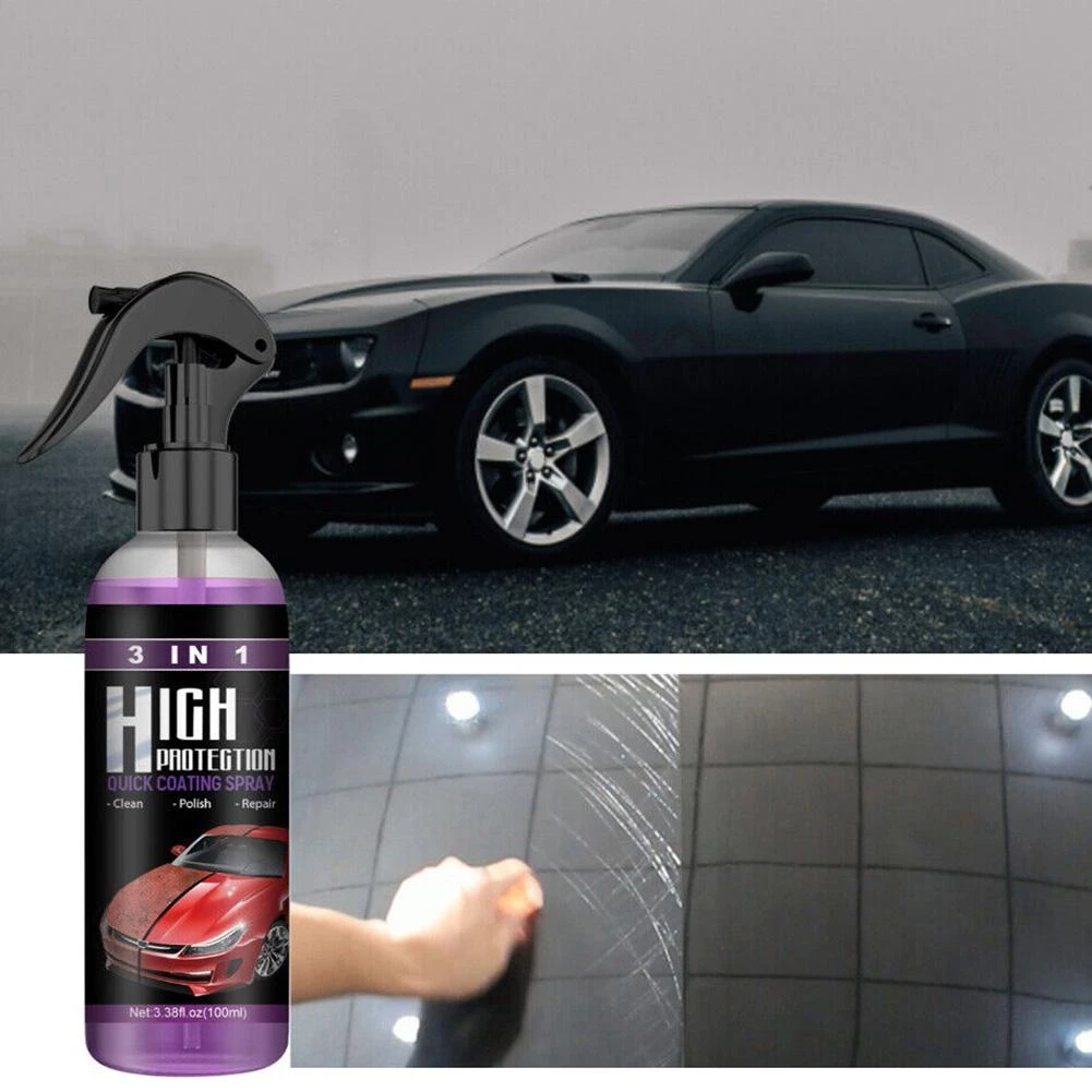 Rayhong 100ml 3 In 1 High Protection Quick Car Coating Spray Automatic