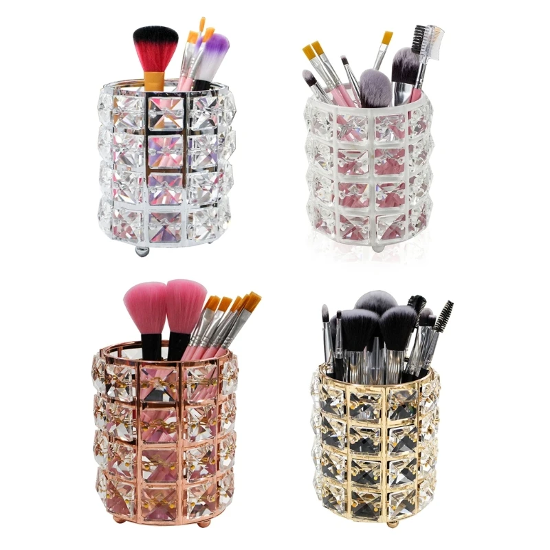 

Makeup Brush Holder Cosmetic Makeup Brushes Storage Holder, Make Up Brushes Cup Pen Pencil Holder for Desktop