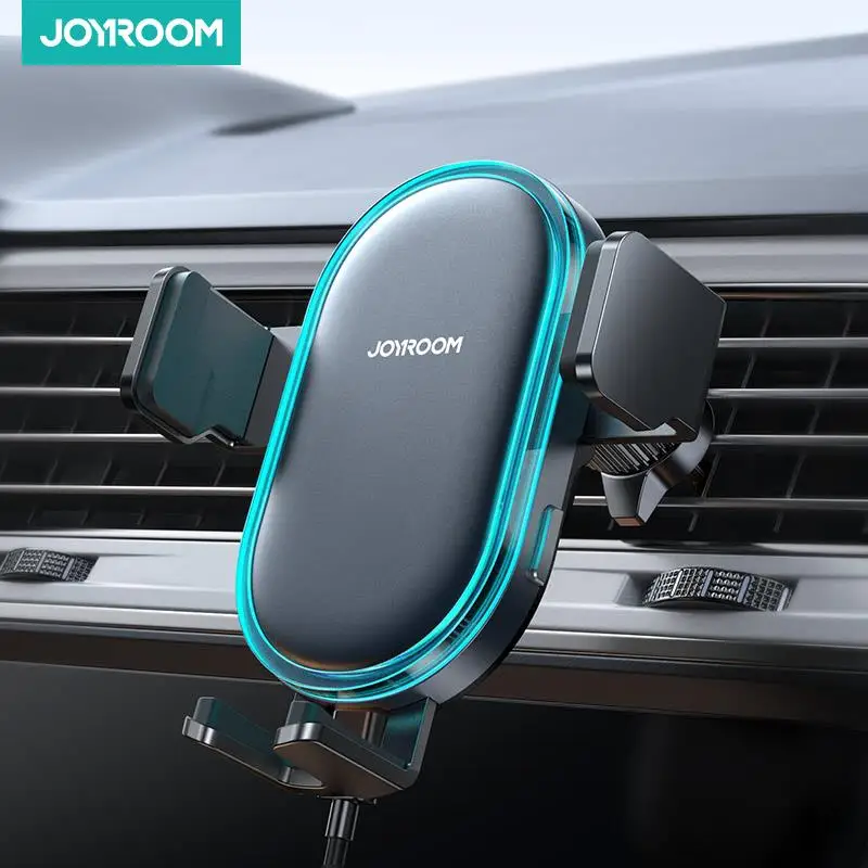 

Беспроводное Автомобильное зарядное устройство Joyroom 15 Вт с двойной катушкой, автомобильный держатель для телефона, крепление для беспроводной зарядки для iPhone 14 13 Pro Max