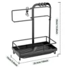 kitchen sink storage rack,faucet sponge rag holder,Bathroom drain rack with hook,Soap and cleaning supplies storage box 2