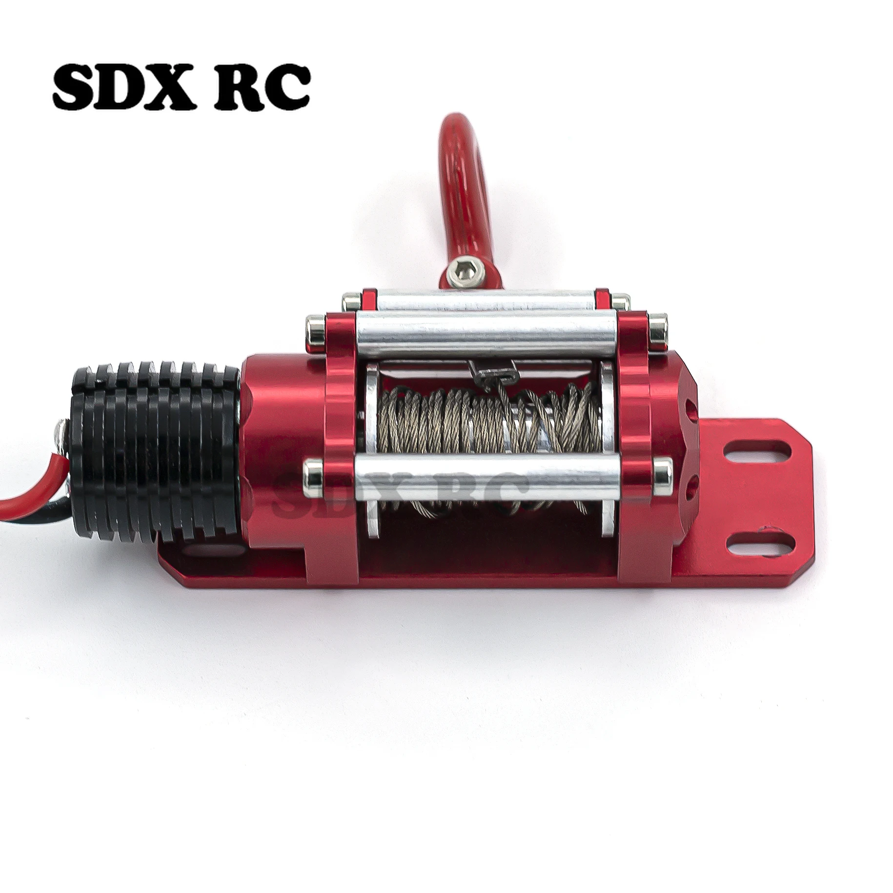 RC Car Metal Steel Wired Automatic Simulated Winch for 1/10 RC Crawler