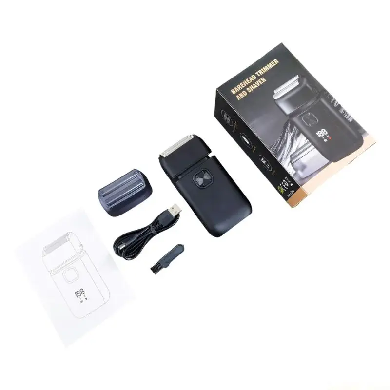D0AB 남성용 방수 소형 트리밍 도구가 포함된 실용적인 헤어 트리머 수염 면도기