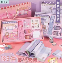  TULX Online celebrity ins cute hand book set student hand book gift box girl heart antique hand book gift box wholesale 