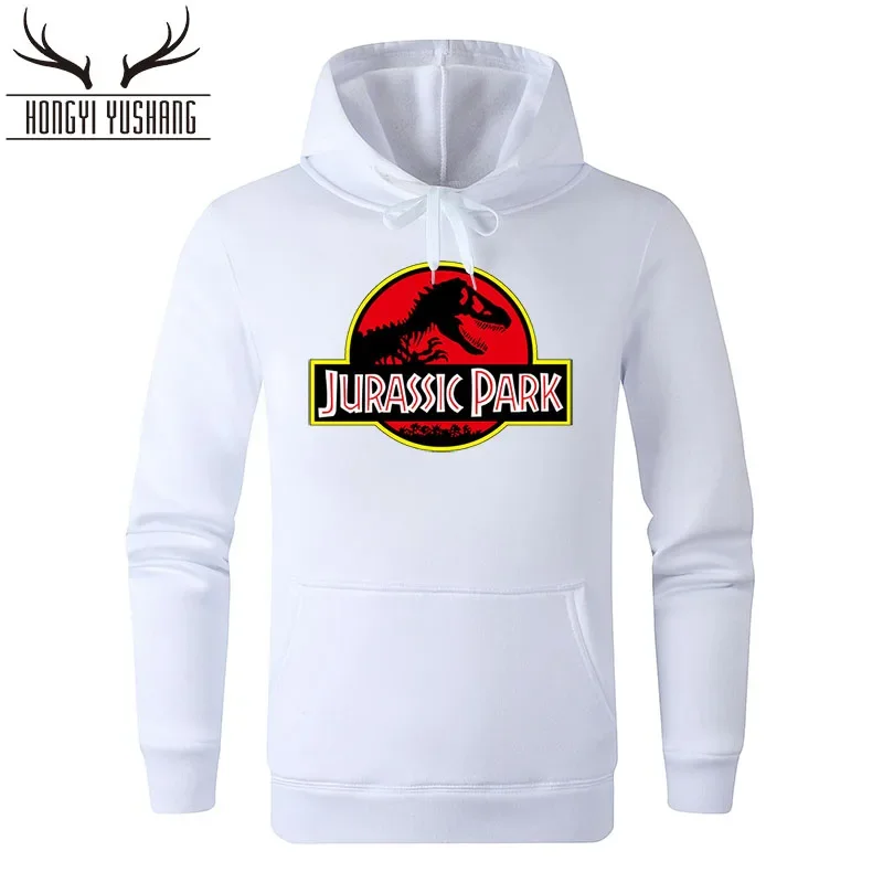 

2024 Casual and Handsome Sweater Fashion Retro Dinosaur Print Hoodie Spring and Autumn Loose Versatile Comfortable Coat w88
