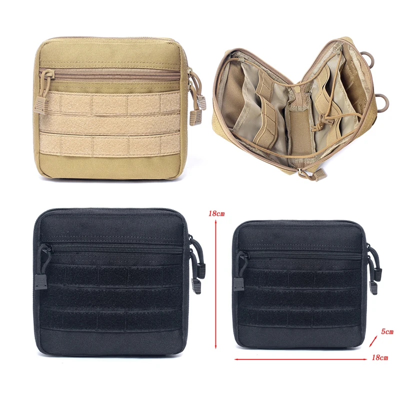 

Tactical Outdoor Sport MOLLE Admin Pouch Military EDC Tools EMT Survival Bag Pocket Utility Medical Battle Belt Organizer Pack