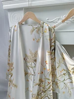 Women's Elegant Floral Print 5-Piece Loungewear Set Comfortable Versatile Daily Home Leisure Pajamas Fashion - Image 3