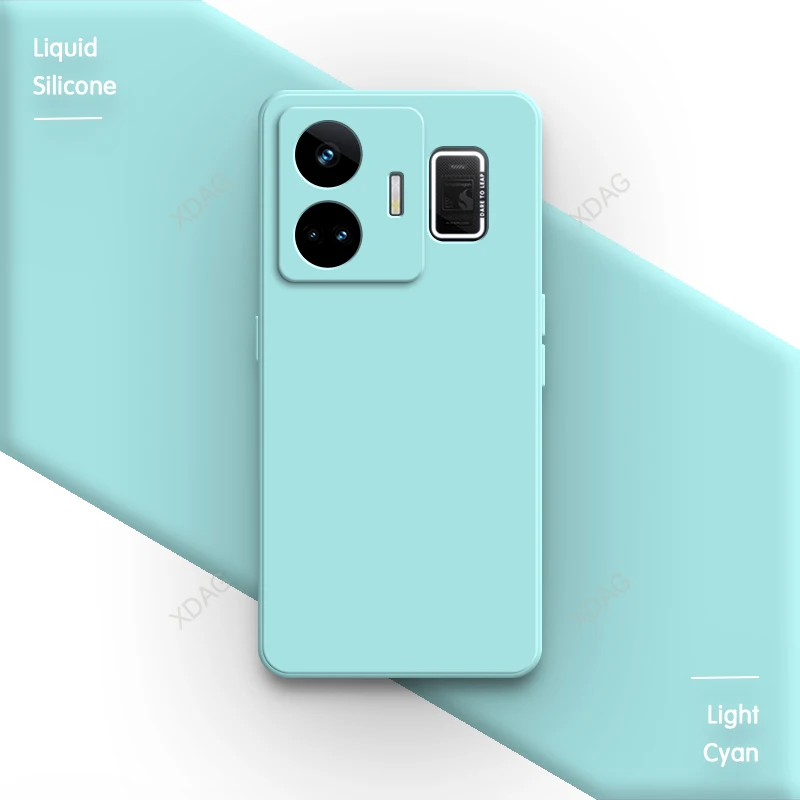 Premium Liquid Silicone Phone Case with Lens Protection - Durable Back Cover