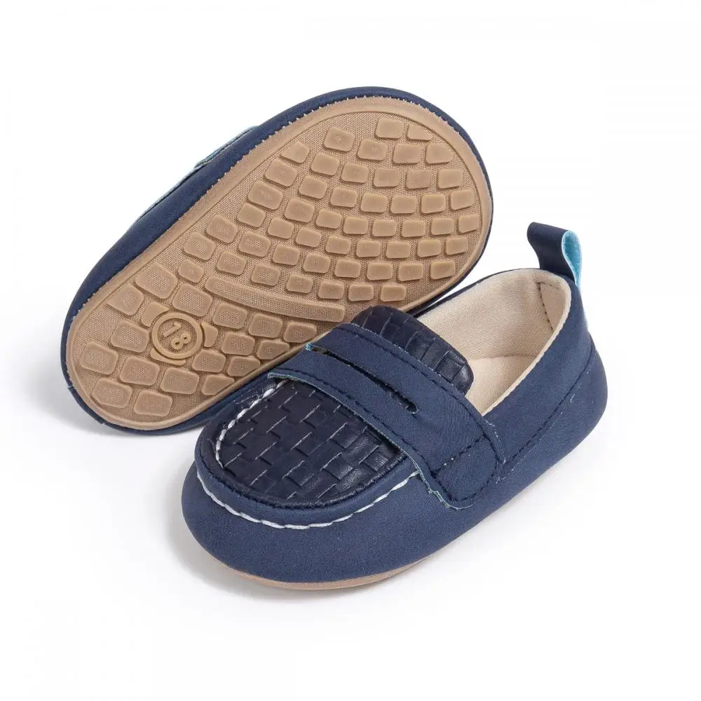 Retro Shallow Mouth Newborn Baby Casual Shoes Baby Boys Girls Set Mouth Walking Shoes Anti-Slip Breathable