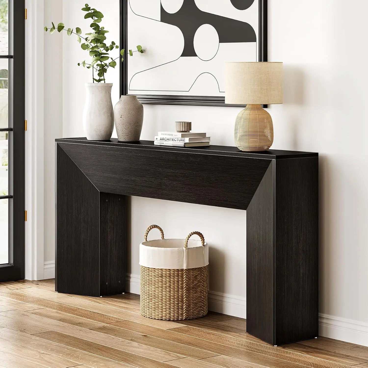 Extra Long Black Console Table 1