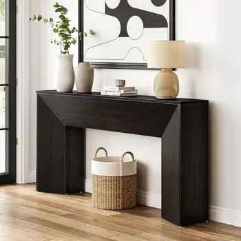 Extra Long Black Console Table 1