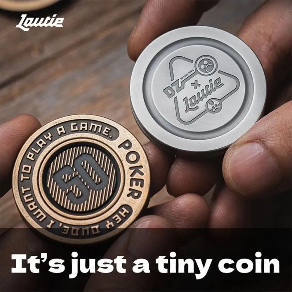 LAUTIE & DZ Co-Branded “Showhand” Pocket Haptic Coin Fidget Toy