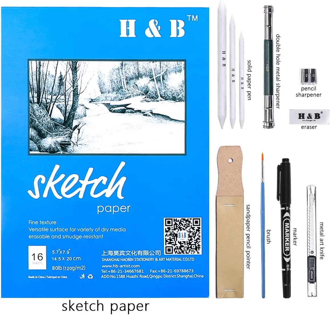 72 Pcs Art Supplies Art Set,Drawing Supply for Artist Adult Teen