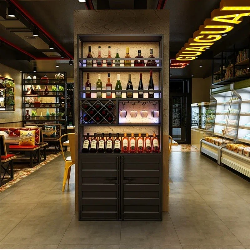 Wine Decoration Modern Home Bar Accessories Shelves Portable Open Cabinets Cabinet Luxury Outdoor Whiskey Wall Drinks Showcase