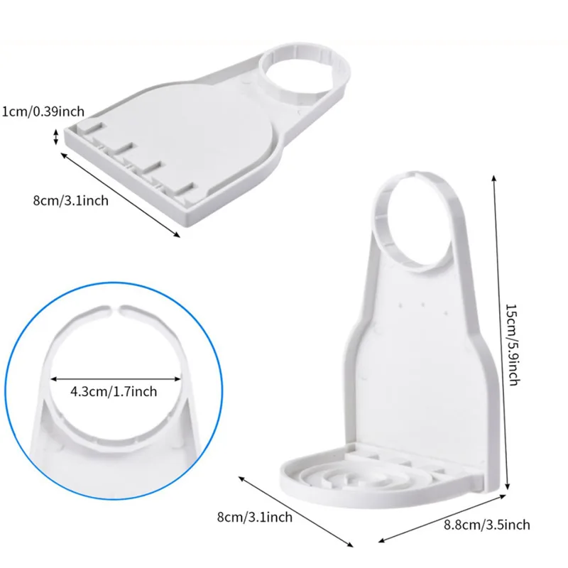 Houseeker 1PC Laundry Detergent Universal Organizer Soap Dish Accessories Drip Collector Cup Holder Fabric Softener Rack Spill 6