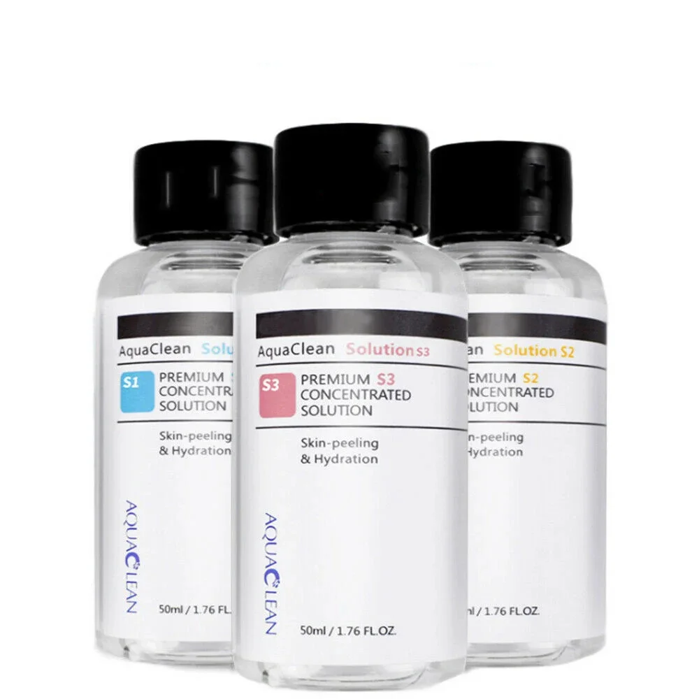 Facial Serum Peeling Solution Aqua Hydra Peeling Solution Facial Solution Serum 50ml Dilute 40 Times To Use for Facial Hydrogen Oxygen Dermabrasion Serum