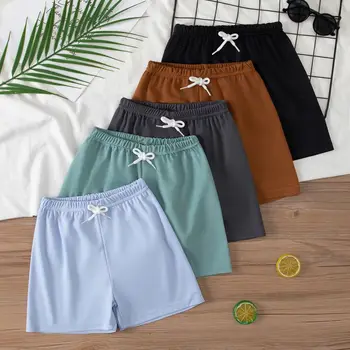 3/5-piece set of children's summer multi-color combination casual shorts for boys and girls, sports running five quarter pants