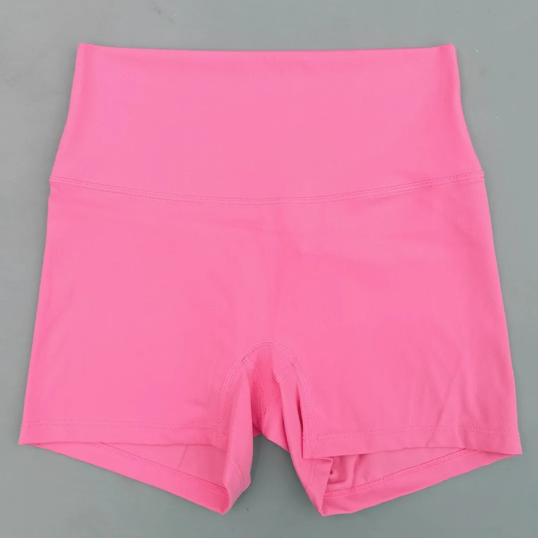 Solid Color tight Women Fitness Sport Short High Waist Yoga Short Legging Squatting Proof Comprehensive Training Jog AthletiC 4