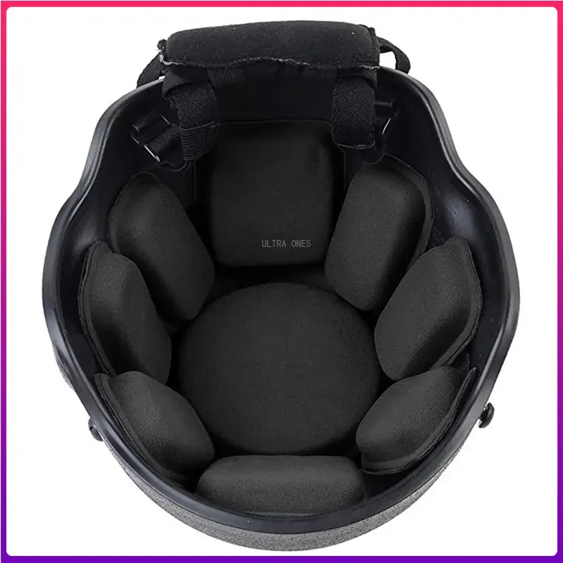 Cuscinetti Protettivi Per Casco Tattico Militare Set Di Ricambio Cuscinetti In Memory Foam Per Airsoft Paintball Fast Mich Accessori Per Casco