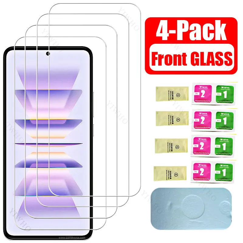 

4PCS For Xiaomi Redmi K60 Pro Tempered Glass For Redmi K40 K50 K60 Gaming Pro Front Glass Screen Protector Camera Len Film K60