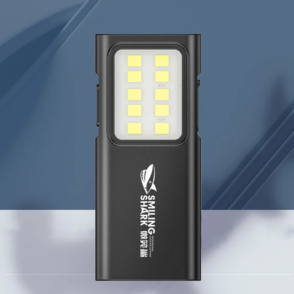 LED Pocket Floodlight Waterproof Emergency Camping Light 4 Gears Super Bright Flashlight for Outdoor Running Hiking