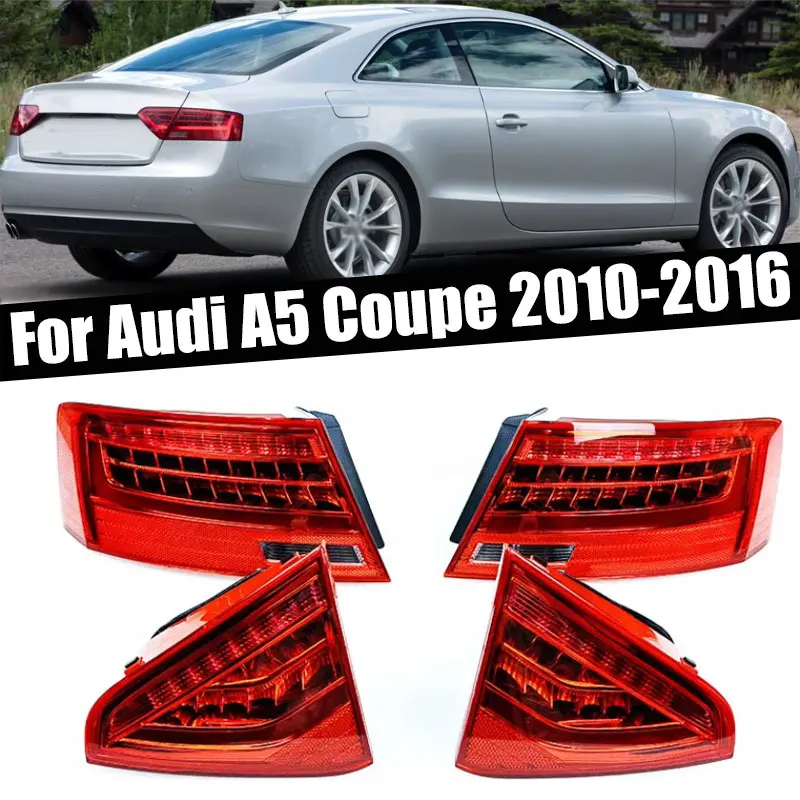 

Car LED Tail Light For Audi A5 Coupe 2010-2016 Rear Turn Signal Light Stop Brake Parking Lamp Driving Light Taillight Assembly