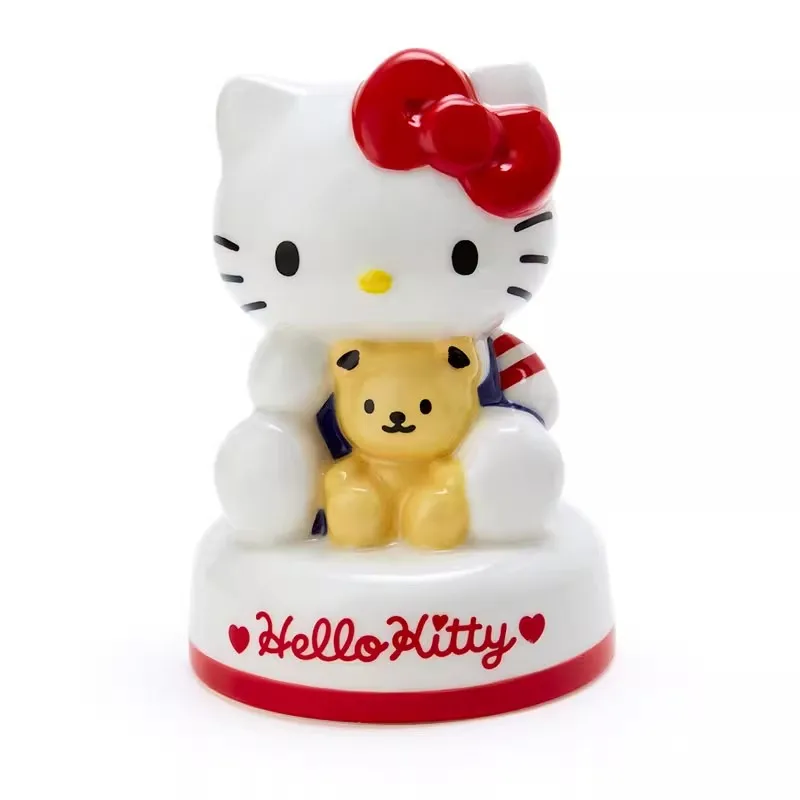 Cartoon Ceramic Piggy Bank Cute Sanrio Hello Kitty Money Bank Coin Bank Girls Boys Decorative Coin Bank Money Saver Gift 6