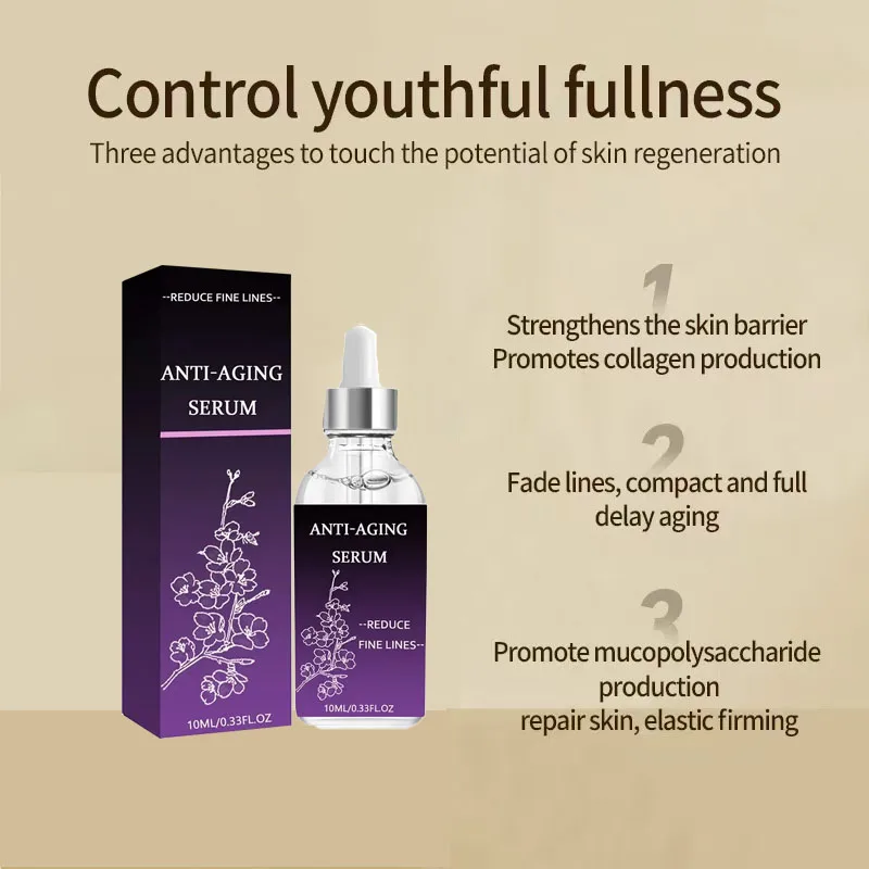 Premium Anti-Wrinkle Hyaluronic Acid Serum - Reduces Fine Lines Deep Hydration Firms Skin Fast Absorption Non-Greasy 4