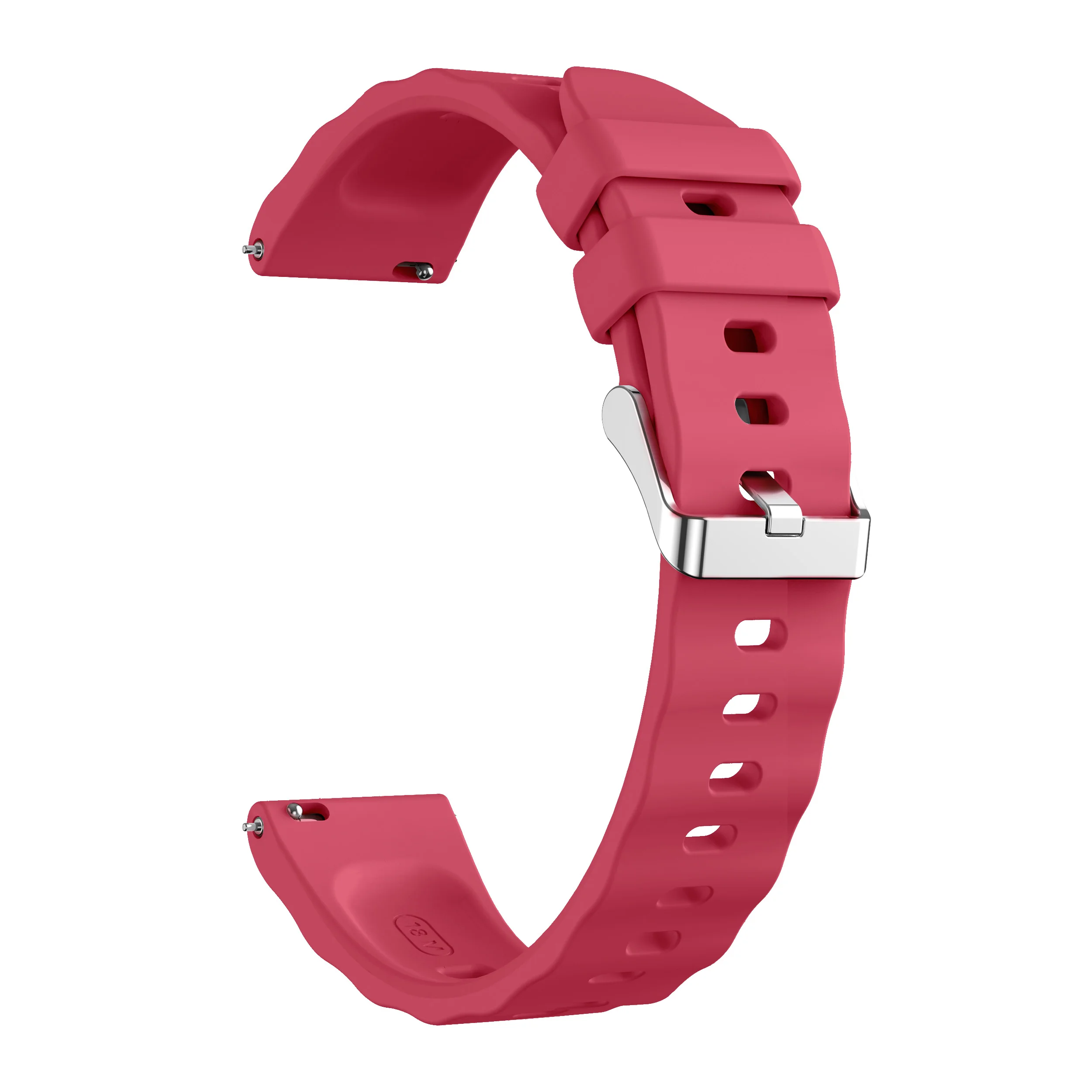 Elegant 18mm Silicone Watch Band - Premium Comfort & Style Strap