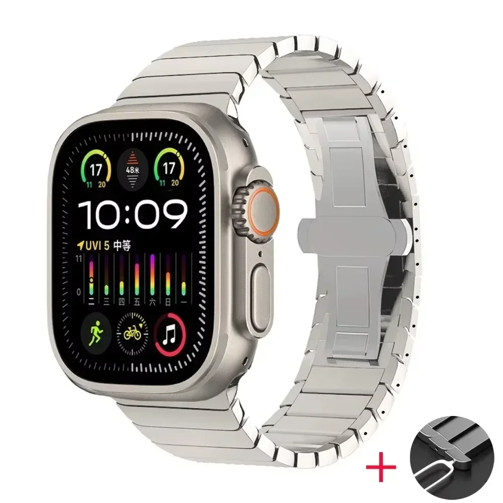 Premium Metal Strap Bracelet for Apple Watch - Comfortable Design
