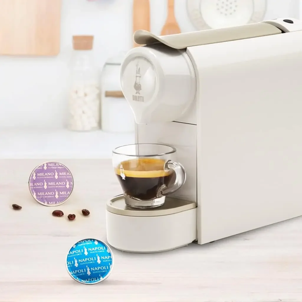 Gioia Super Compact Espresso Coffee Maker for Aluminum Capsules, 500ml Reservoir, 50% Recycled Plastic, Grey 4