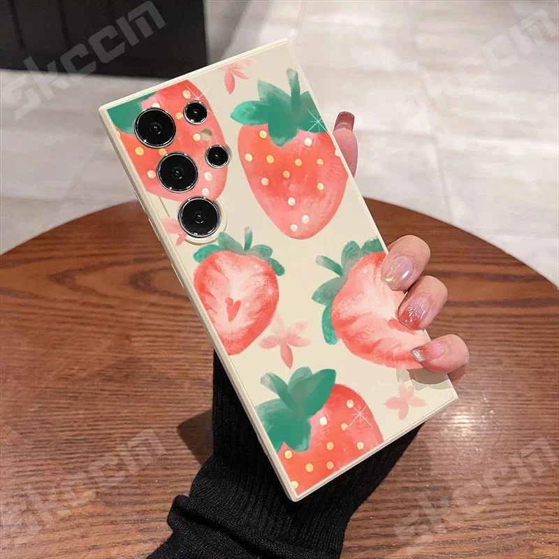 Strawberry Pattern Phone Case Cover
