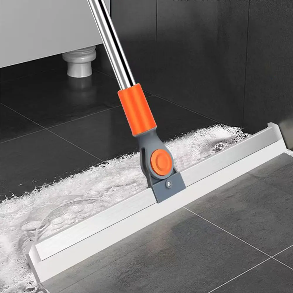 Cleaning Brush Long Handle Telescopic Magic Broom Silicone Floor Wiper French Windows Glass Household Bathroom Sweeping Flexible