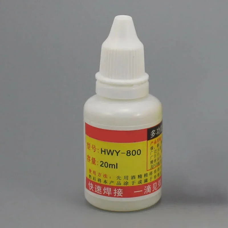 Soldering Paste 20ml Stainless Steel Flux Liquid Welding Solder Tool HWY-800
