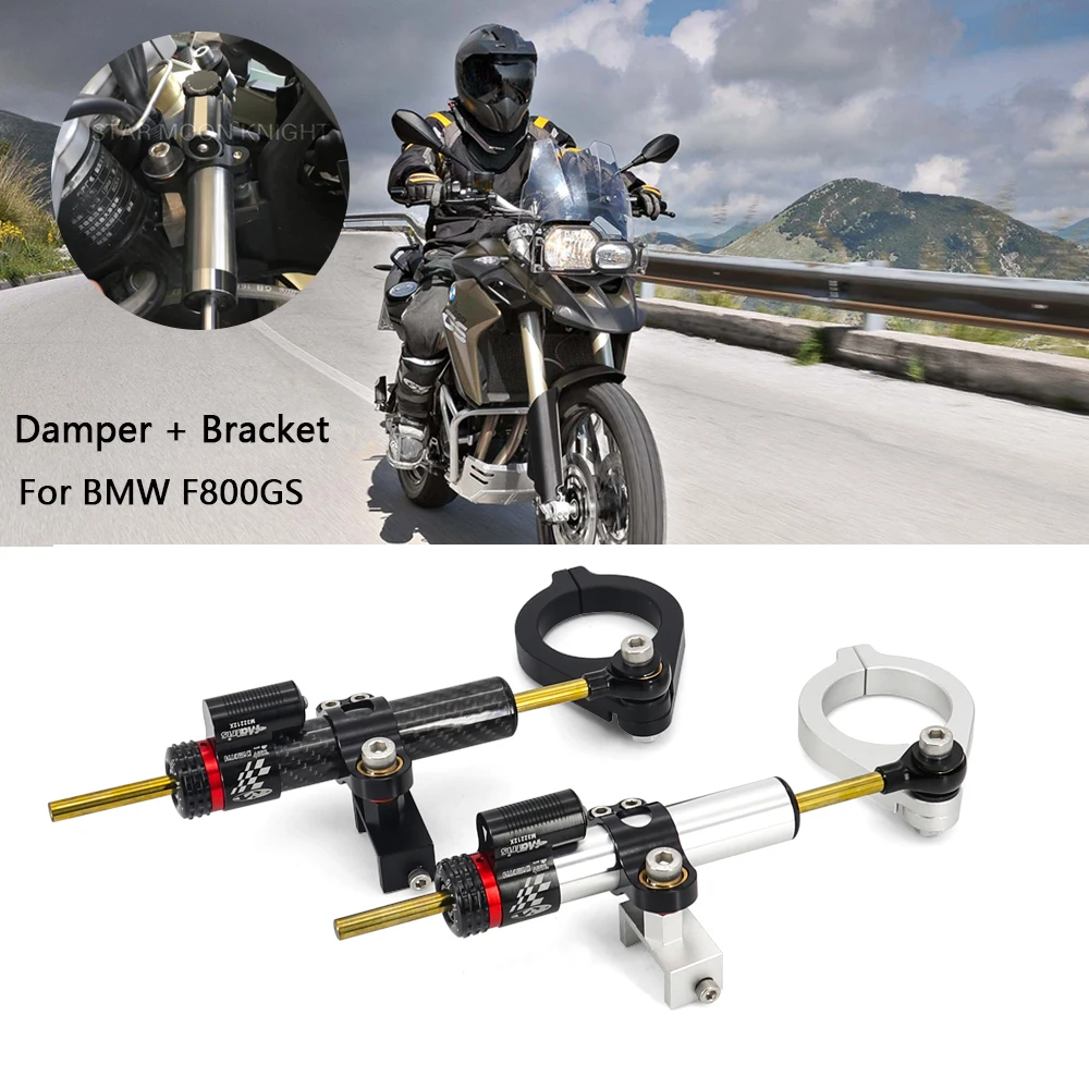 MotorcyclesCNCAluminumSteeringStabilizeDamperBracketMountKit