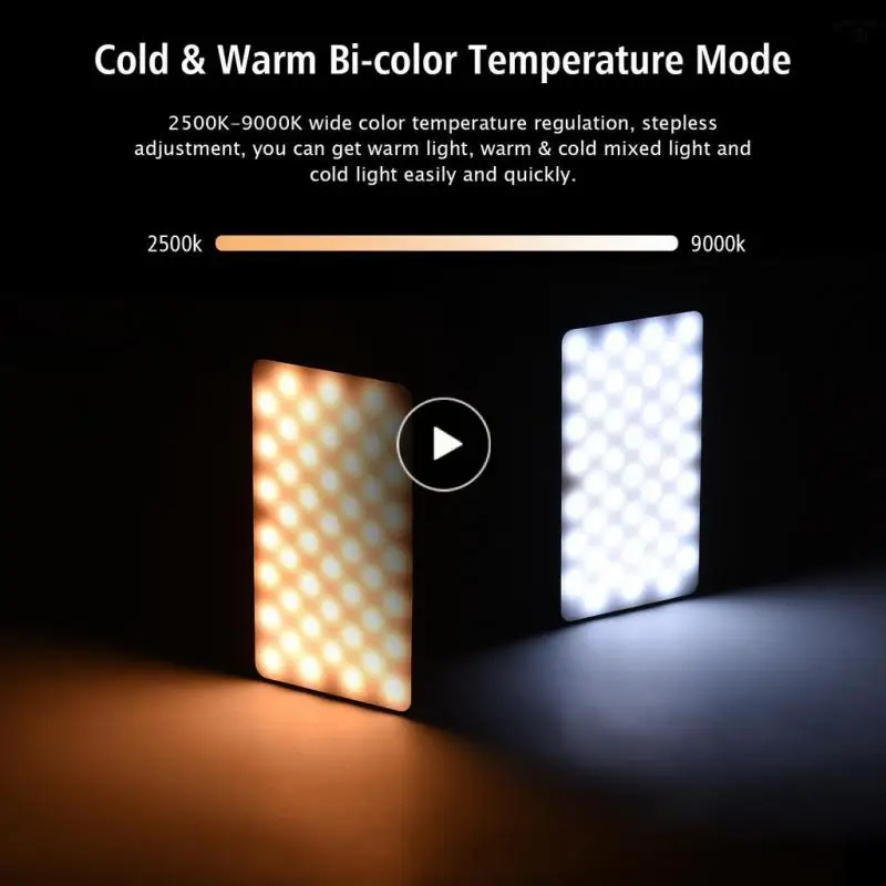Ulanzi RGB LED 비디오 패널 라이트, 포켓 필 라이트, 밝기 조절, 라이브 스트리밍용 사진, LT002, 7 인치, 2500-9000K, 4000mAh
