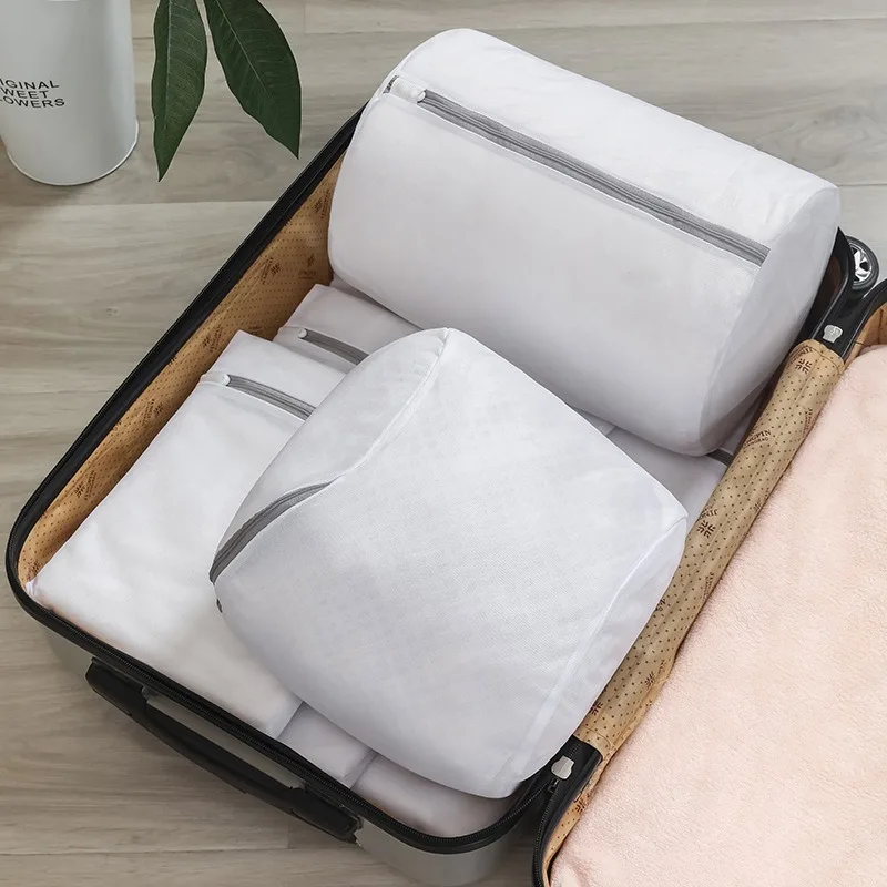 Versatile Shoe Washing Bag - Durable Mesh Laundry Bag for Sneakers, Running Shoes, Socks & Bras with Zipper Closure, Laundry Bag 4