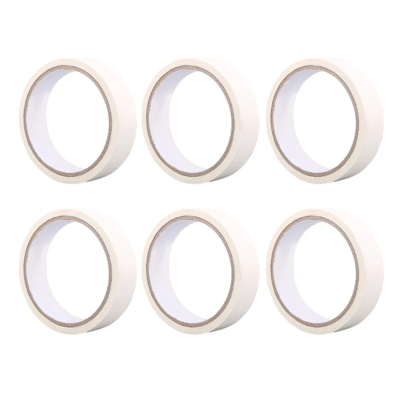 6Pcs 마스킹 테이프 화가 마스킹 테이프, 12MM 18MM 24MM 36MM 48MM 그림 테이프 접착 종이 테이프 그림 장식