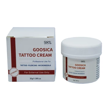 30g 98% Goosica Crema per tatuaggi prima del trucco permanente Microblading Piercing Body Beauty Tattoo Art Procedura ausiliaria