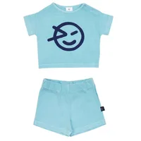 Clearance Children's T-shirt 2024 Summer New Cartoon Fashion Boys Short-sleeved Suit Cotton Cute Baby Climbing Clothes 3