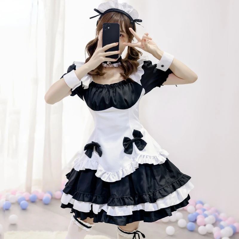 

Sexy Cosplay Maid Costume Anime Women French Maid Outfit Lolita Lingerie Set Ladies Uniform