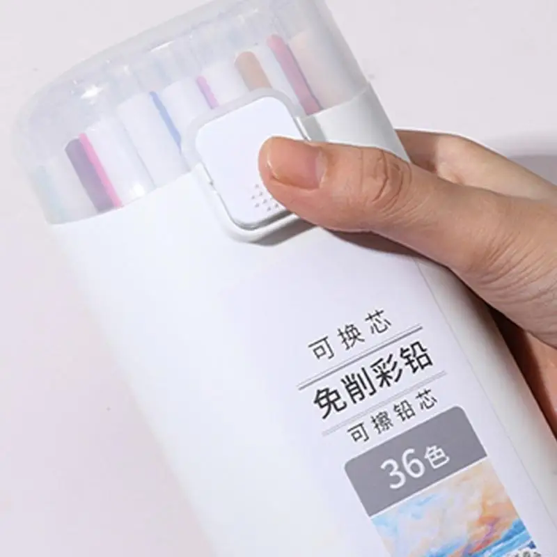 지울 수 있는 철회 가능한 색연필 아이 그림을 위한 다시 채울 수 있는 색연필