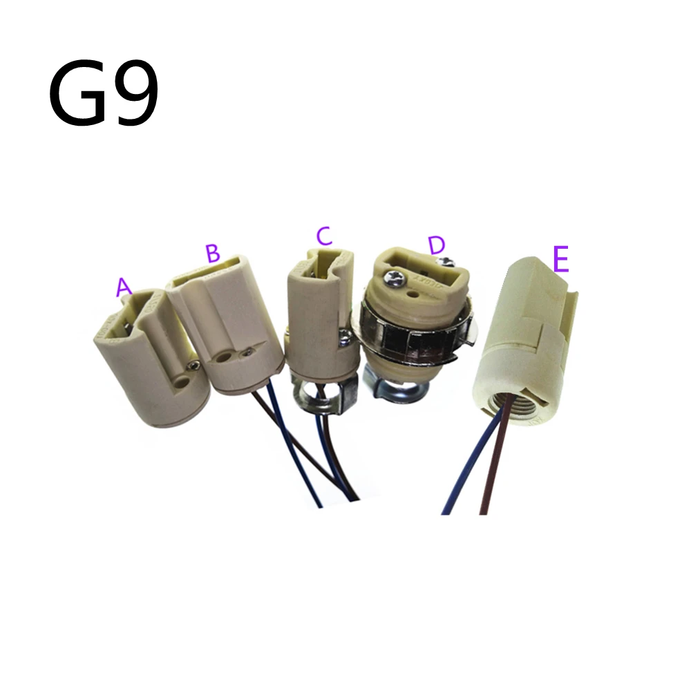 G9 lamp holder ceramic G9 lamp base Ceramic base