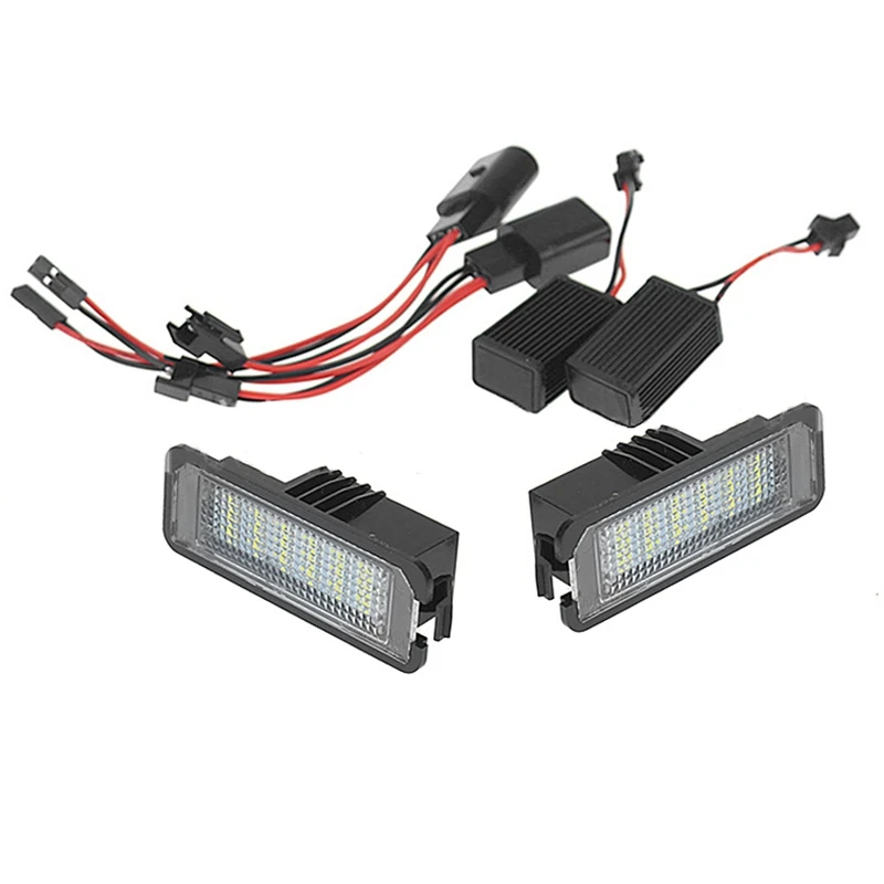 LED Licence Plate Lights Lamps for Boxster 987 981 982 Spyder Cayenne 958 92A 911 Carrera 991 996 997 Turbo 980